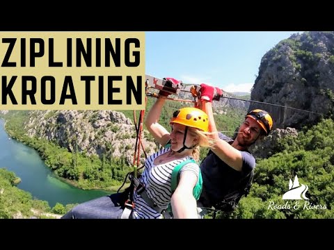 Ziplining Omis, Kroatien