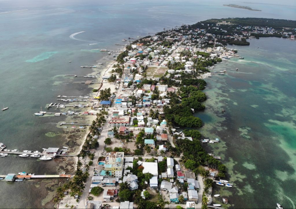 Caye Caulker per Drohne