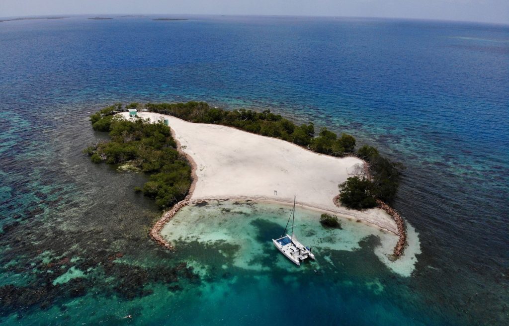 Kleine Insel vor Placencia, Belize