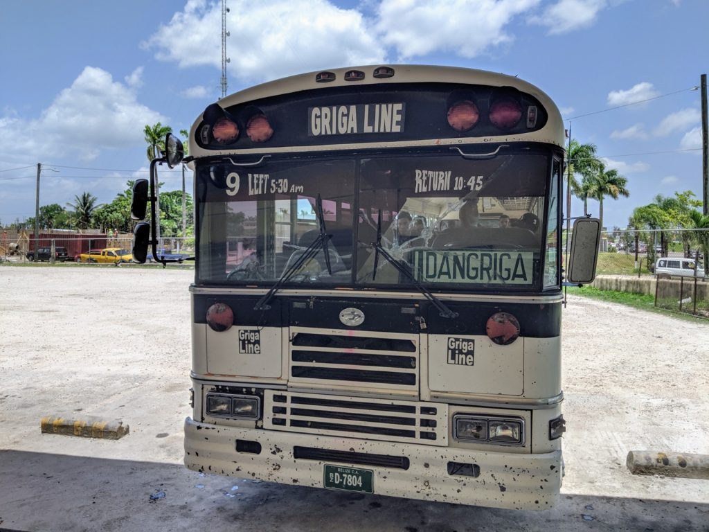 Bus in Belize