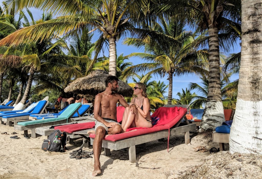 Secret Beach auf Caye Ambergris