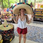 lustige Hüte in Mexiko