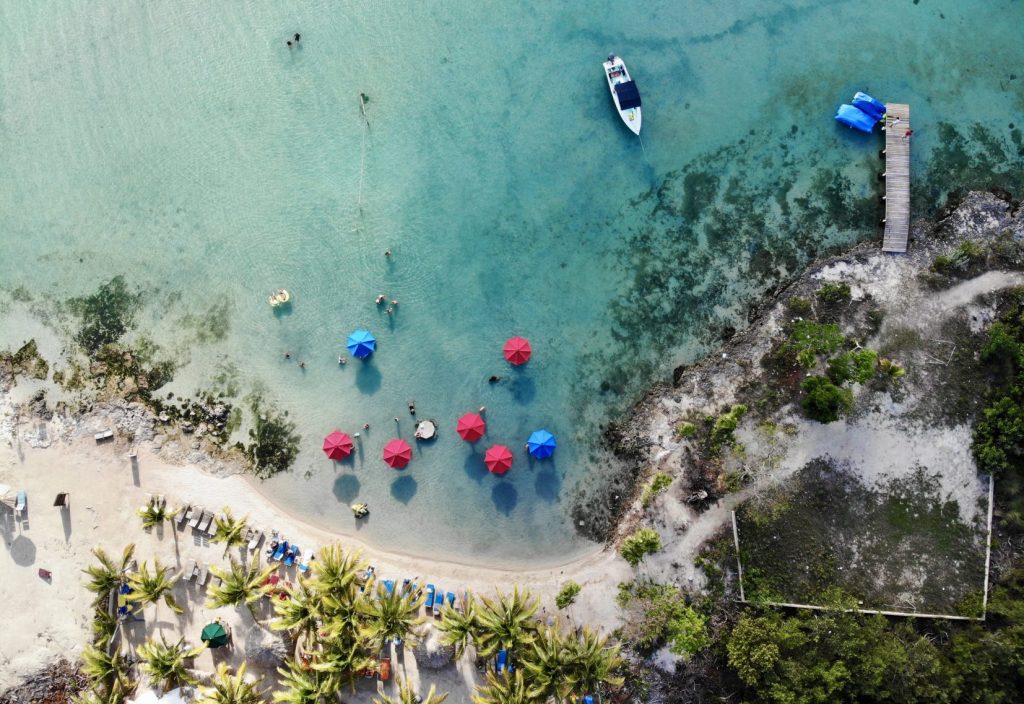 Secret Beach auf Caye Ambergris