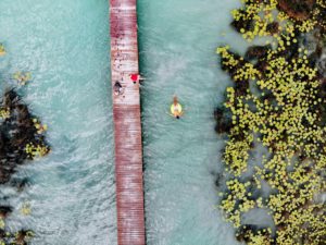 Lagune Bacalar, Drohne