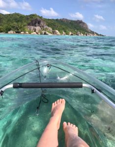 Crystal Kayak Seychelles | Amazing Tour On La Digue Seychellen La Digue Crystal Kajak Tour