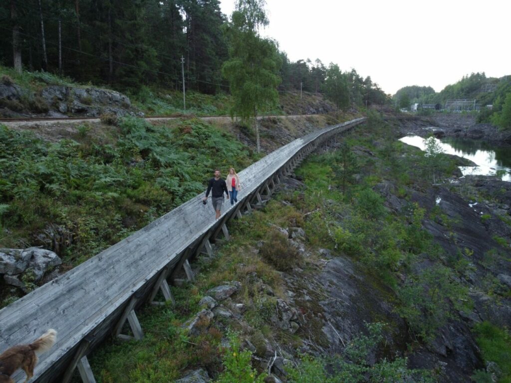 Tømmerrenna Lumber Slide I Die verrückteste Wanderung in Norwegen