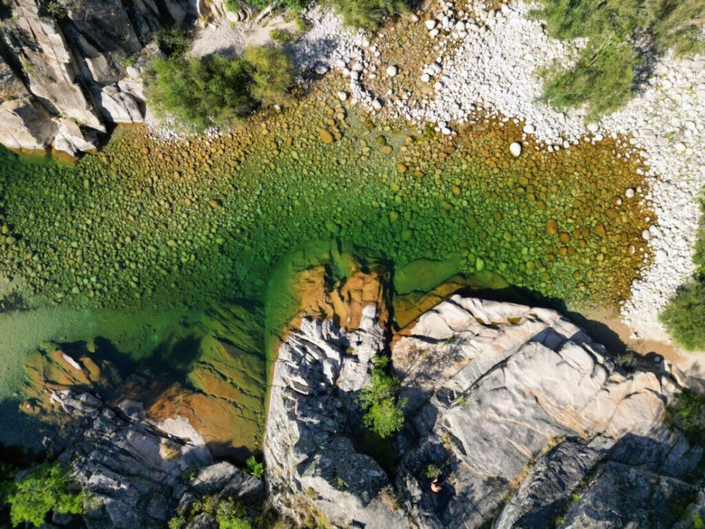 Corsica Itinerary: 2-Week Road Trip by Campervan (2026) Swimming in a natural pool of a Corsican river