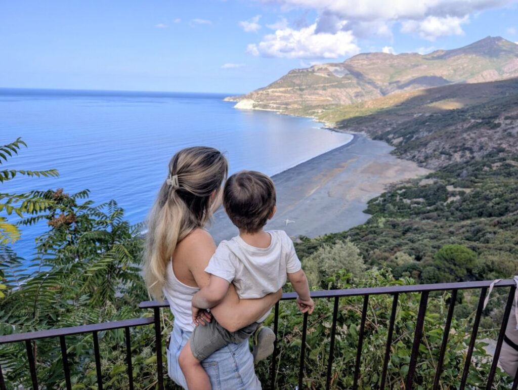 Aussicht auf Nonza und Küste