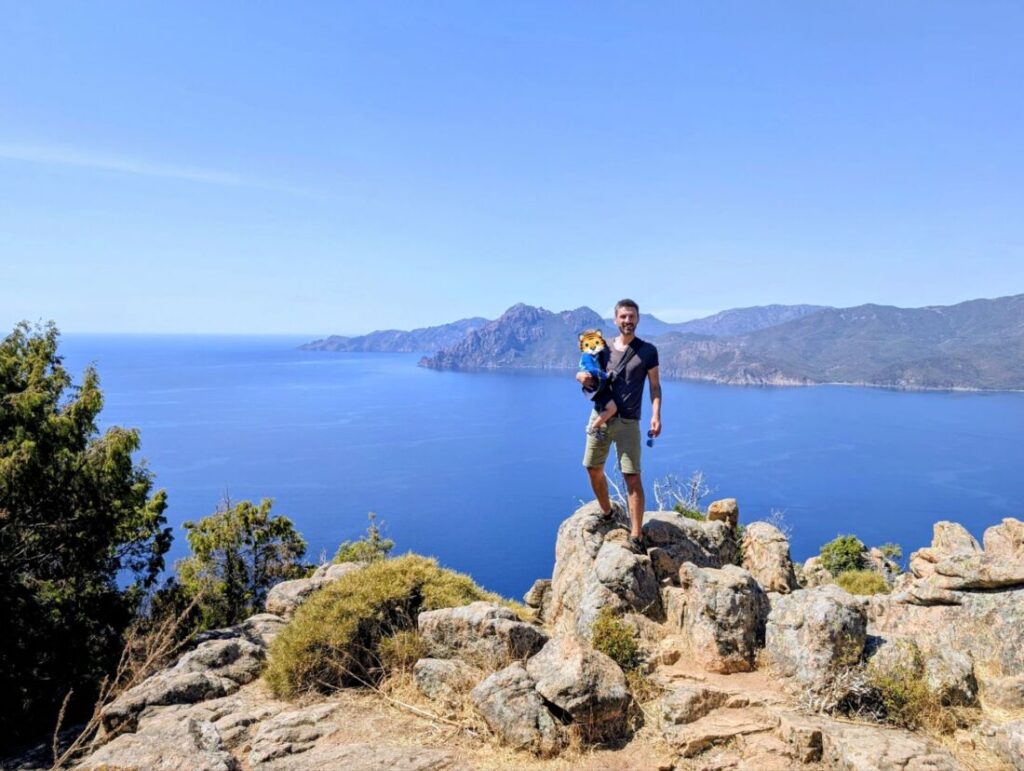 Aussichtspunkt am Tête du Chien (Hundekopf) in den Calanche de Piana, Korsika